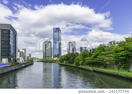 Crystal Tower from Kyobashi, Osaka, Osaka Prefecture Crystal Tower from Kyobashi, Osaka, Osaka Prefecture 141177734