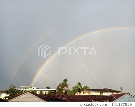 A gift after the rain, Double rainbow A gift after the rain, Double rainbow 141177999