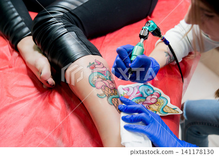 Professional tattooist Professional tattooist 141178130