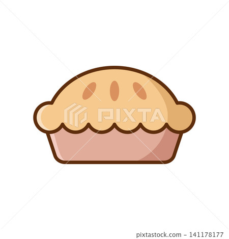 pie icon vector design template in white background pie icon vector design template in white background 141178177