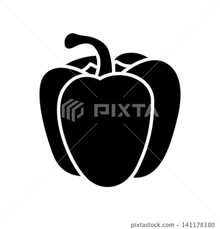 paprika icon vector design template in white background paprika icon vector design template in white background 141178180
