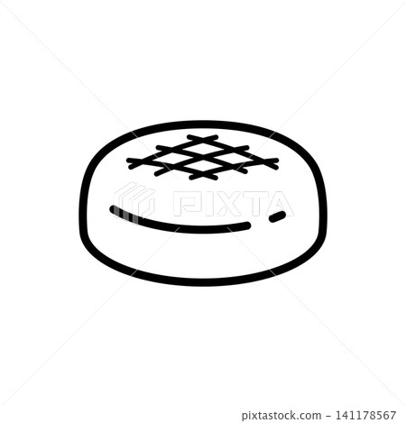 bread icon vector design template in white background 141178567