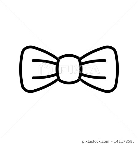 bow tie icon vector design template in white background bow tie icon vector design template in white background 141178593
