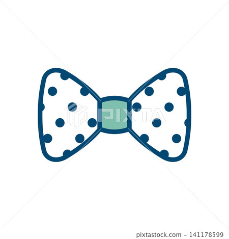 bow tie icon vector design template in white background 141178599