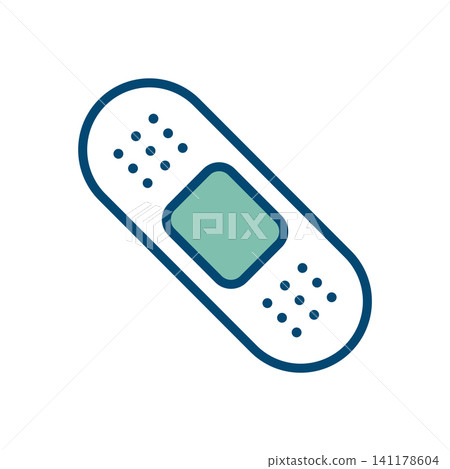 bandage icon vector design template in white background bandage icon vector design template in white background 141178604