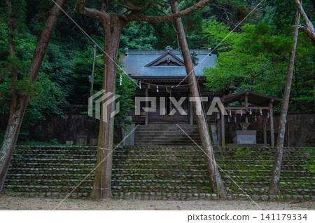 The worship hall of Tororo Shrine The worship hall of Tororo Shrine 141179334