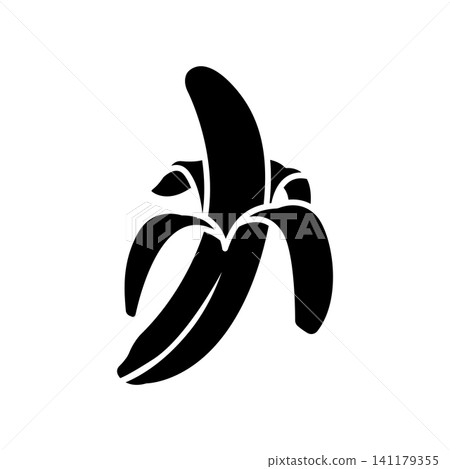 banana icon vector design template in white background banana icon vector design template in white background 141179355