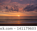 Sunset over the sea 141179603