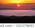Sea of clouds, morning glow, and sunrise 677 141179691