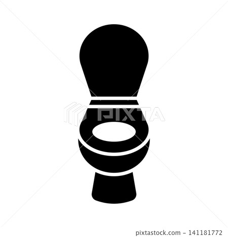 toilet icon vector design template in white background toilet icon vector design template in white background 141181772