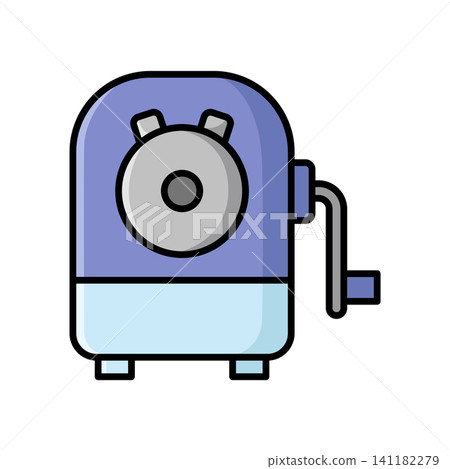 pencil sharpener icon vector design template in white background pencil sharpener icon vector design template in white background 141182279