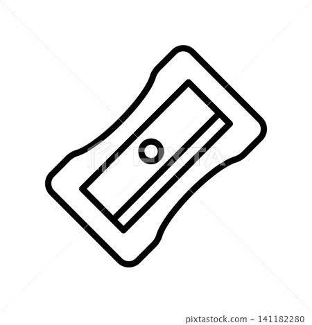 pencil sharpener icon vector design template in white background pencil sharpener icon vector design template in white background 141182280