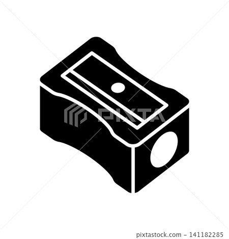 pencil sharpener icon vector design template in white background pencil sharpener icon vector design template in white background 141182285
