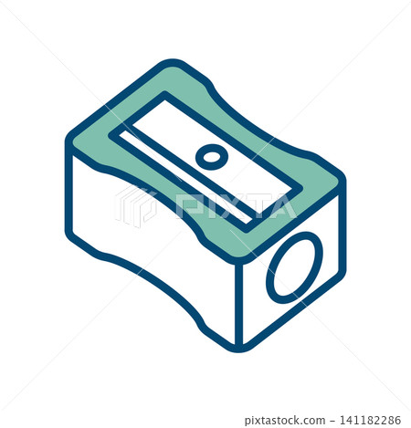 pencil sharpener icon vector design template in white background pencil sharpener icon vector design template in white background 141182286