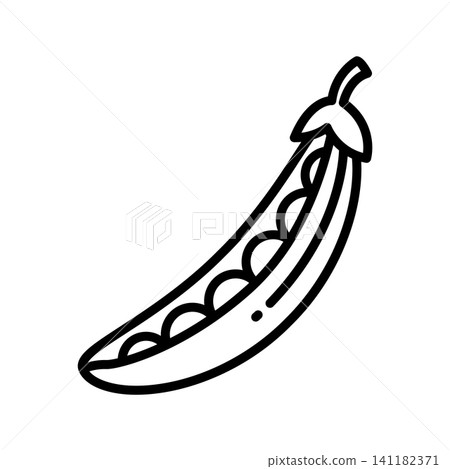 peas icon vector design template in white background peas icon vector design template in white background 141182371