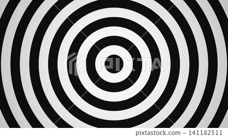 Black and white concentric circles pattern Black and white concentric circles pattern 141182511