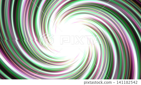Colorful spiral vortex on light background Colorful spiral vortex on light background 141182542
