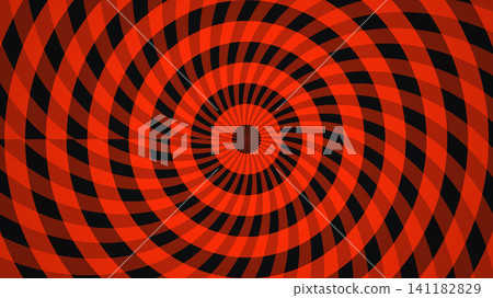 Red and black spiral pattern design Red and black spiral pattern design 141182829