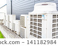 Outdoor unit, air conditioner, scorching hot day, midsummer day, tropical night, extreme heat, midsummer, hot, weather, temperature 141182984