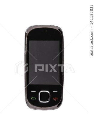 Retro mobile phone with a classic button design on a transparent background. The high resolution and transparent background make it perfect for use in advertising, illustrations, and design projects. Retro mobile phone with a classic button design on a transparent background. The high resolution and transparent background make it perfect for use in advertising, illustrations, and design projects. 141183835