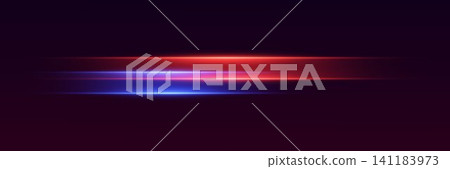 Abstract light trails creating speed and technology visualization on dark background Abstract light trails creating speed and technology visualization on dark background 141183973