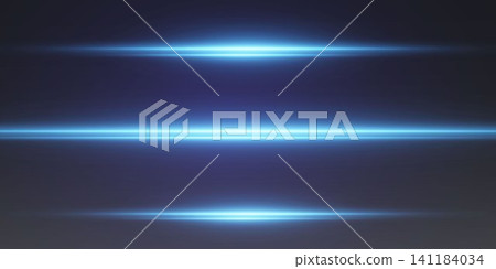Abstract background showing bright horizontal lens flares creating a futuristic visual effect Abstract background showing bright horizontal lens flares creating a futuristic visual effect 141184034