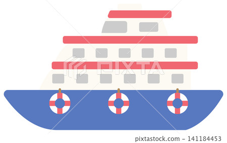 Illustration of the ship Illustration of the ship 141184453