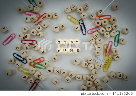 STAY HOME木塊 141185266