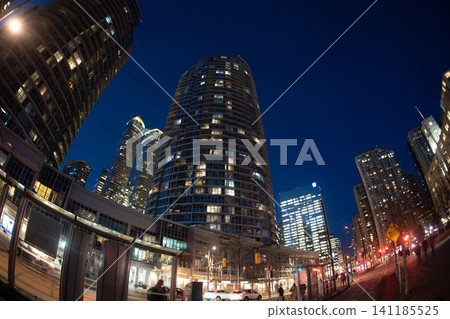 Toronto night view and high-rise apartments Toronto night view and high-rise apartments 141185525