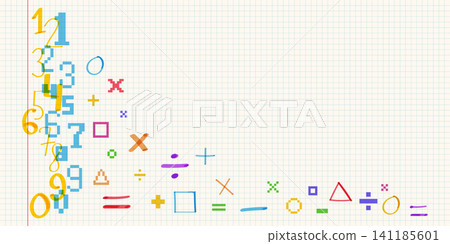 Hand drawn marker highlights, numbers, underlines Hand drawn marker highlights, numbers, underlines 141185601
