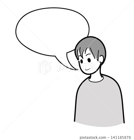 對話框和人物(彩色) 對話框和人物(彩色) 141185878
