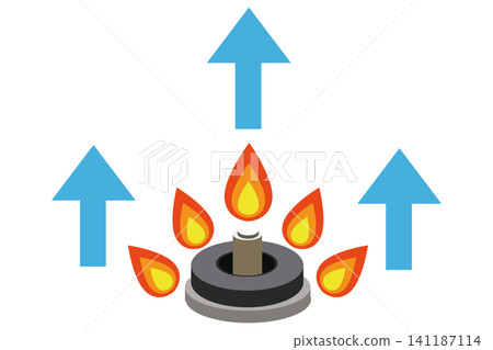 Gas price increases and soaring energy prices (vector illustration) 141187114