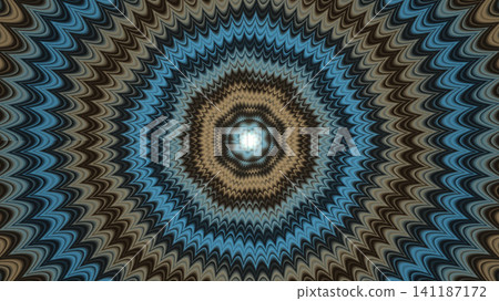 Zigzag pattern in brown and blue colors Zigzag pattern in brown and blue colors 141187172