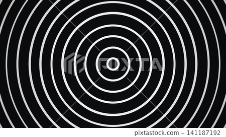 Black and white concentric circles pattern design Black and white concentric circles pattern design 141187192