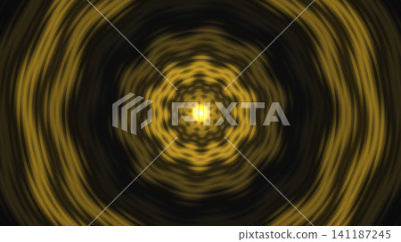 Circular pattern with yellow and black colors Circular pattern with yellow and black colors 141187245