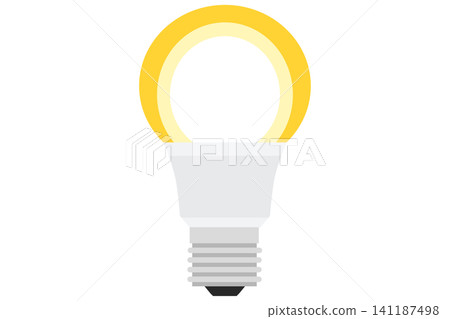 Light bulb icon and lighting image vector illustration Light bulb icon and lighting image vector illustration 141187498