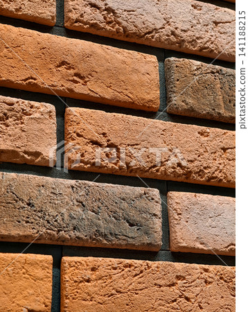 Decorative panels with brick stone and tile effect finishes arranged in a building materials store highlighting realistic and stylish surface solutions Decorative panels with brick stone and tile effect finishes arranged in a building materials store highlighting realistic and stylish surface solutions 141188215