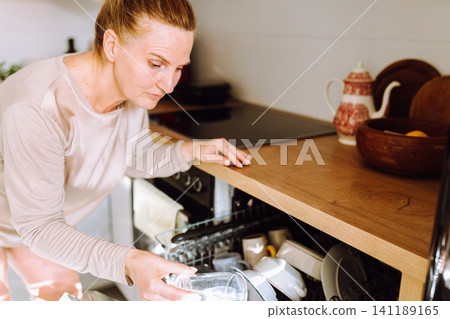 wash dishes in dishwasher wash dishes in dishwasher 141189165