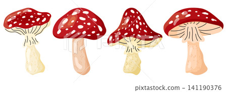 Children typography eat vector forest fall flat mushroom education book. Collection for children and education features flat vector. Style with forest and fall themes including mushroom. Children typography eat vector forest fall flat mushroom education book. Collection for children and education features flat vector. Style with forest and fall themes including mushroom. 141190376