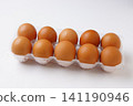 Raw egg pack (food ingredient) 141190946