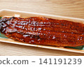 Packaged grilled eel 141191239