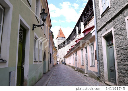 Streetscape of Tallinn's Old Town, a UNESCO World Heritage Site in Estonia, one of the Baltic states (Part 3) Streetscape of Tallinn's Old Town, a UNESCO World Heritage Site in Estonia, one of the Baltic states (Part 3) 141191745