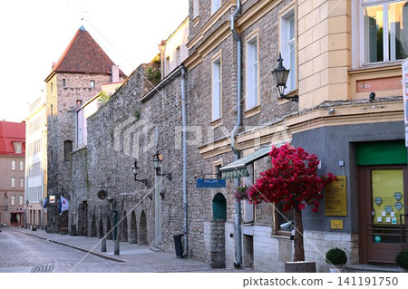 Streetscape of Tallinn's Old Town, a UNESCO World Heritage Site in Estonia, one of the Baltic states (Part 8) Streetscape of Tallinn's Old Town, a UNESCO World Heritage Site in Estonia, one of the Baltic states (Part 8) 141191750