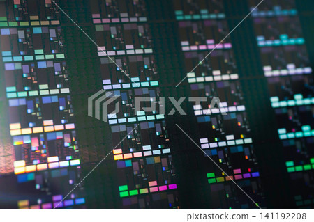 Silicon wafer for manufacturing semiconductor of integrated circuit. Silicon wafer for manufacturing semiconductor of integrated circuit. 141192208