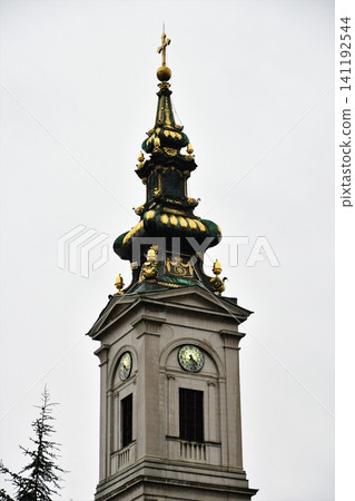 Serbia, Belgrade, Serbian Orthodox Cathedral Serbia, Belgrade, Serbian Orthodox Cathedral 141192544