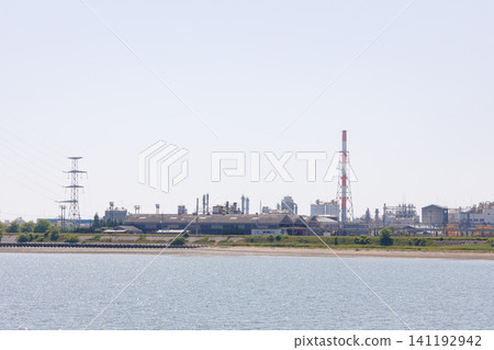 Kakogawa steelworks gives an industrial area image Kakogawa steelworks gives an industrial area image 141192942