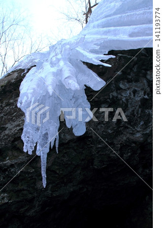 Winter waterfall Winter waterfall 141193774