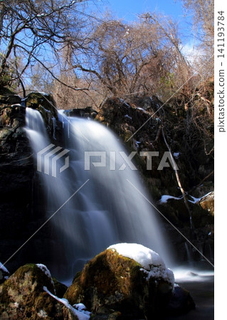 Winter waterfall Winter waterfall 141193784