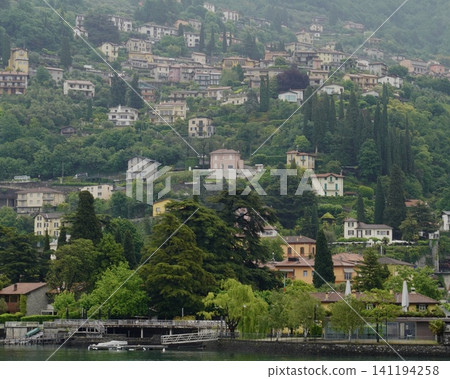 The slopes of Mount Varenna and the beautiful scenery The slopes of Mount Varenna and the beautiful scenery 141194258