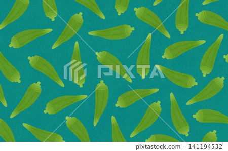 Okra pattern (green) Okra pattern (green) 141194532